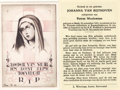 Johanna van Rijthoven Petrus Meulemans