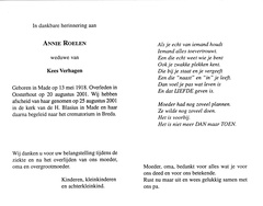 Annie Roelen Kees Verhagen