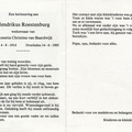 Hendrikus Roestenburg Antonetta Christina van Baardwijk