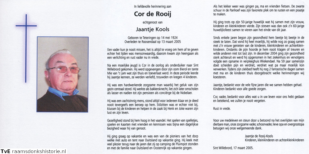 Cor de Rooij Jaantje Kools