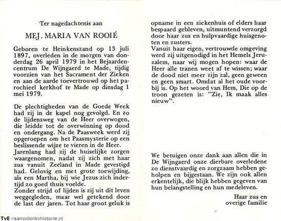 Maria van Rooié