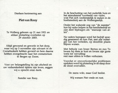 Piet van Rooy