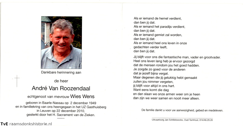André van Roozendaal Wies Wens