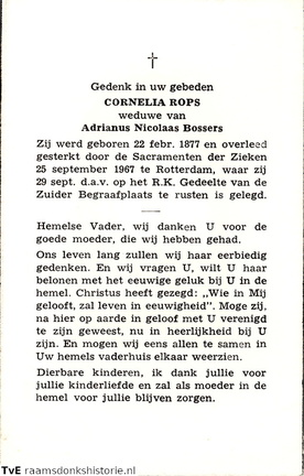 Cornelia Rops Adrianus Nicolaas Bossers
