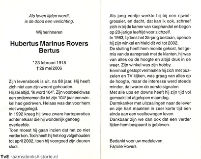 Hubertus Marinus Rovers