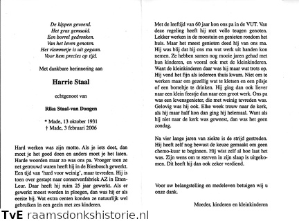 Harrie-Staal