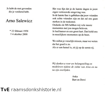 Salewicz, Arno Anka