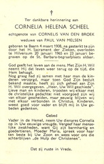Scheel Cornelia Helena Cornelis van den Broek Paul van Melsen