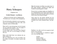 Harry Scheepers Leentje van Zitteren