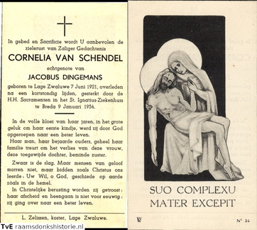 Cornelia van Schendel Jacobus Dingemans