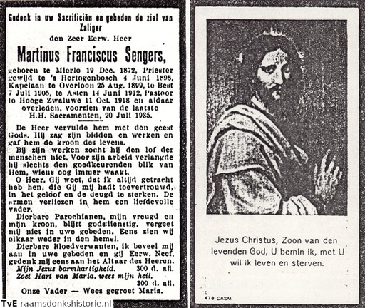 Martinus Franciscus Sengers priester