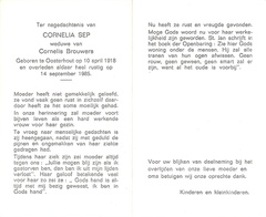 Cornelia Sep Cornelis Brouwers