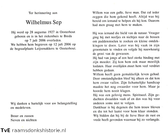 Wilhelmus Sep