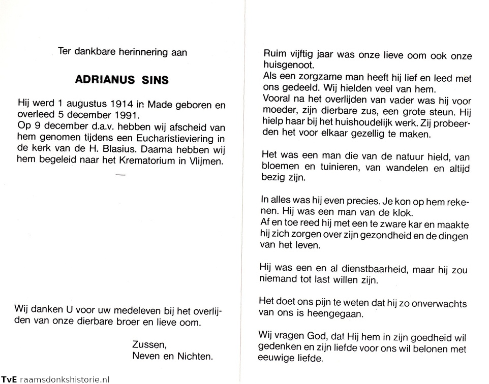 Adrianus Sins