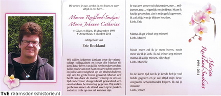 Maria Johanna Catharina Smekens Eric Rockland