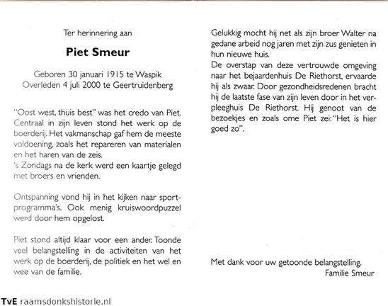Piet Smeur