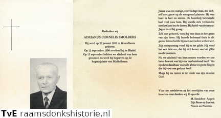 Adrianus Cornelis Smolders M. Appels