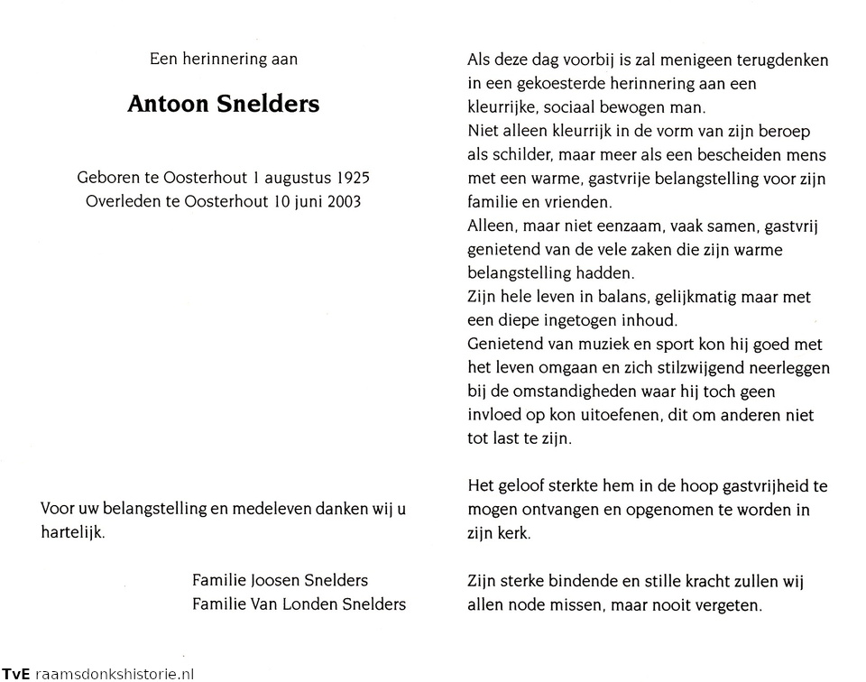 Antoon Snelders