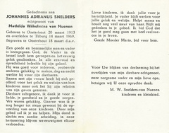 Johannes Adrianus Snelders Mathilda Wilhelmina van Nuenen