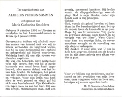 Aloisius Petrus Sommen Maria Catharina Smolders