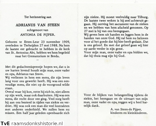Adrianus van Steen Antonia de Pijper 