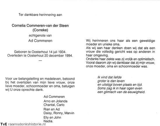Cornelia van der Steen Ad Commeren