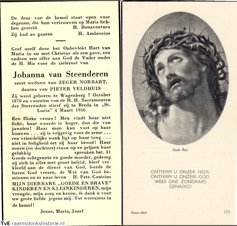 Johanna van Steenderen Pieter Veldhuis Zeger Norbart