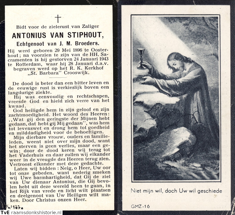 Antonius van Stiphout J. M. Broeders