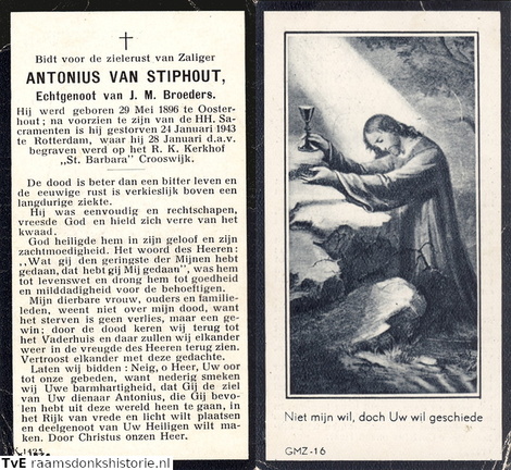 Antonius van Stiphout J. M. Broeders
