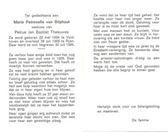 Maria Petronella van Stiphout Petrus Jan Baptist Theeuwes