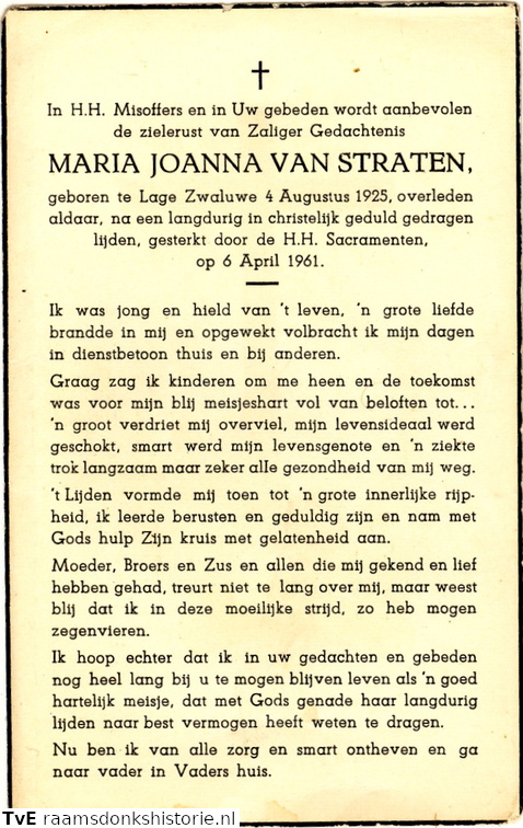Maria Joanna van Straten