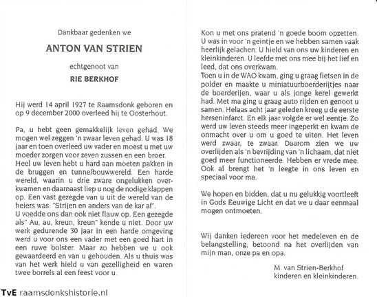 Anton van Strien Rie Berkhof