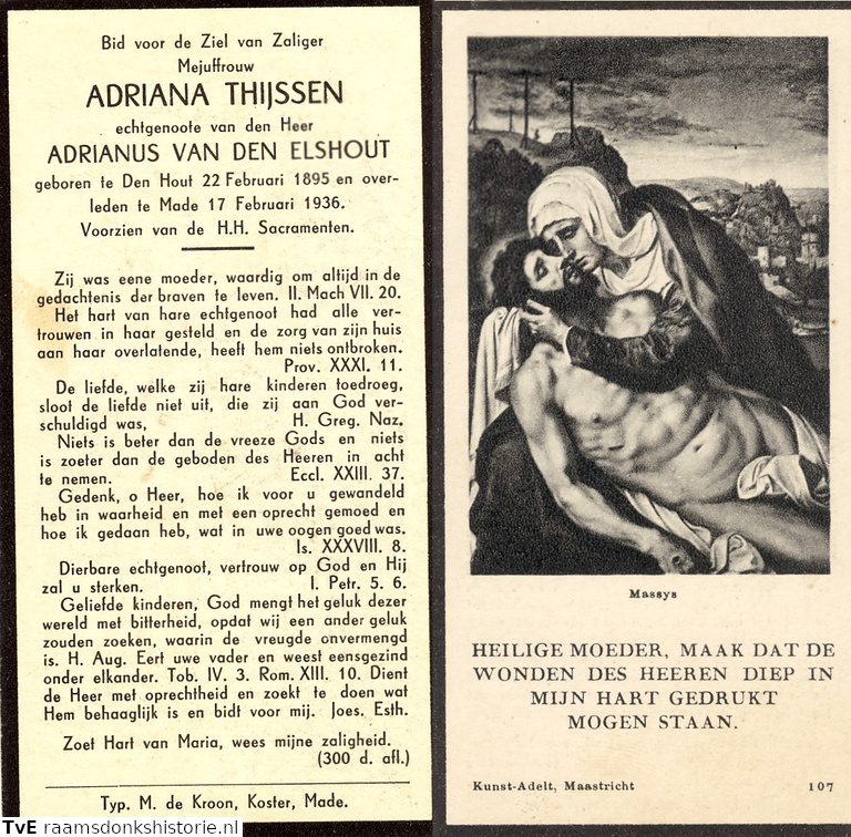 Adriana Thijssen Adrianus van den Elshout