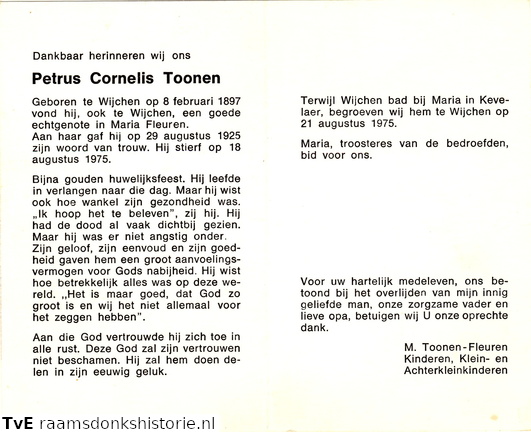 Petrus Cornelis Toonen Maria Fleuren