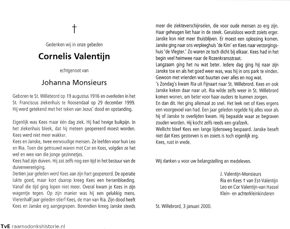 Cornelis Valentijn Johanna Monsieurs