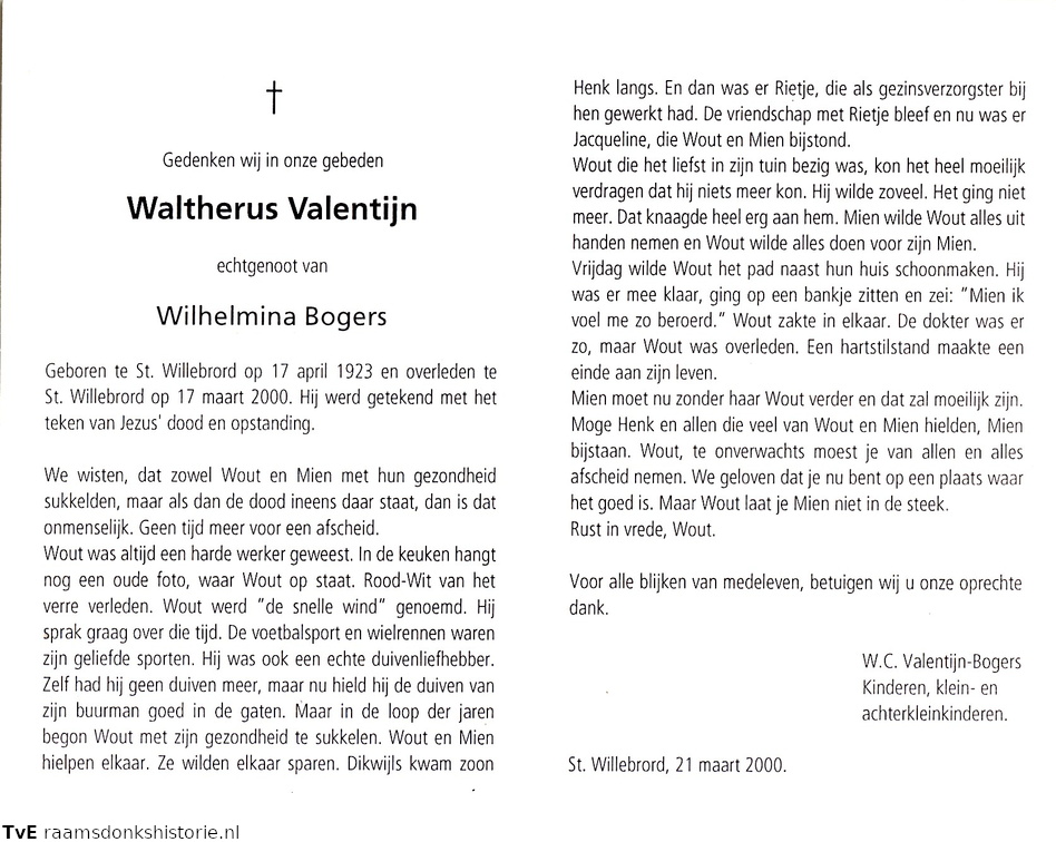 Waltherus Valentijn Wilhelmina Bogers