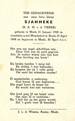 Sjanneke B.A.H van der Veeke
