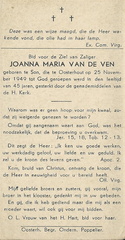 Joanna Maria van de Ven