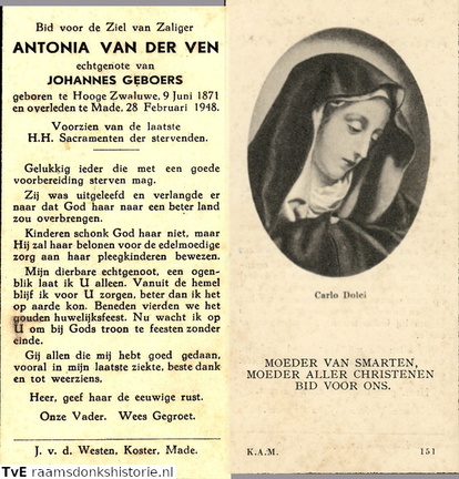 Antonia van der Ven Johannes Geboers