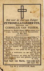 Petronella van der Ven Cornelius van Fessem