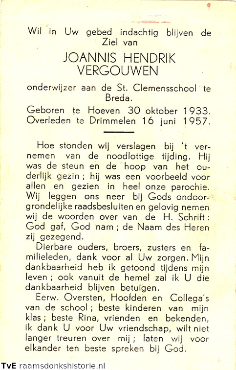Joannis Hendrik Vergouwen