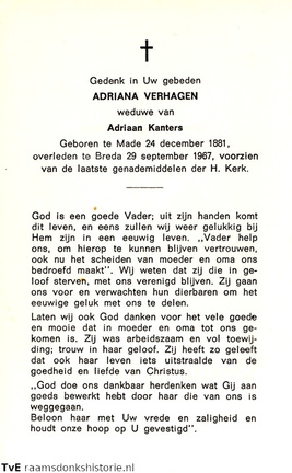 Adriana Verhagen  Adriaan Kanters