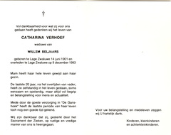 Catharina Verhoef  Willem Beljaars