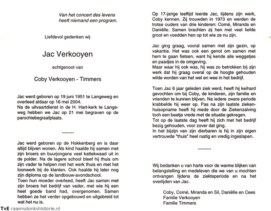 Jac Verkooyen Coby Timmers