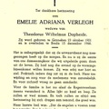 Emelie Adriana Verlegh  Theodorus Wilhelmus Dopheide