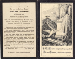 Johanna Vermeer  Petrus van Schijndel