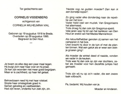 Cornelis Vissenberg  Cornelia Wilhelmina Vial