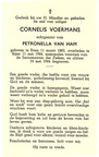 Cornelis Voermans  Petronella van Ham