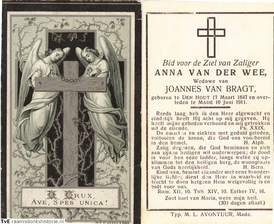 Anna van der Wee Joannes van Bragt