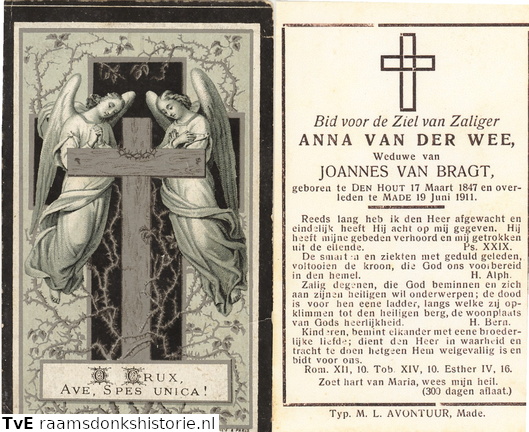 Anna van der Wee Joannes van Bragt